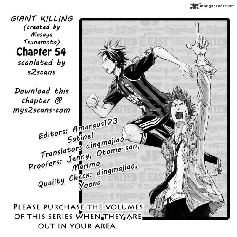 Giant Killing - Chapter 54