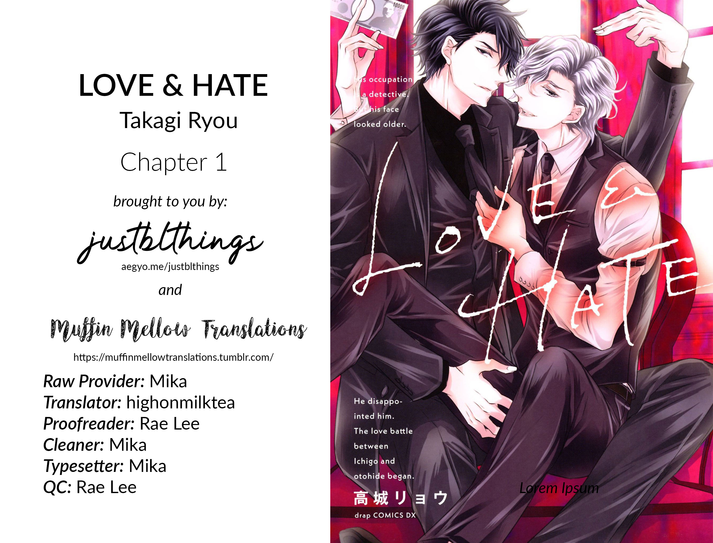 Love & Hate - Vol.1 Chapter 1