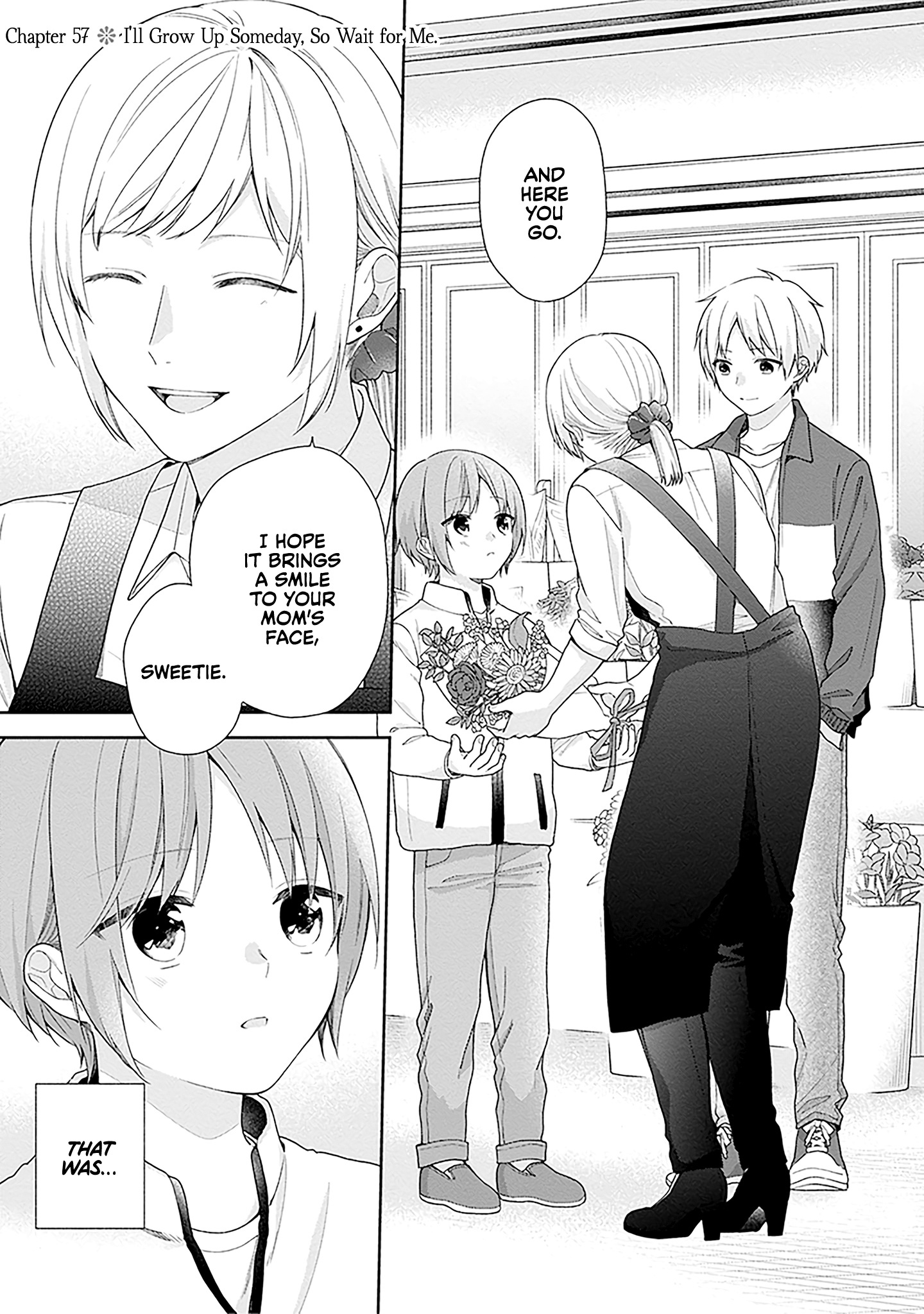 A Bouquet For An Ugly Girl. - Vol.10 Chapter 57: I'll Grow Up Someday, So Wait For Me.