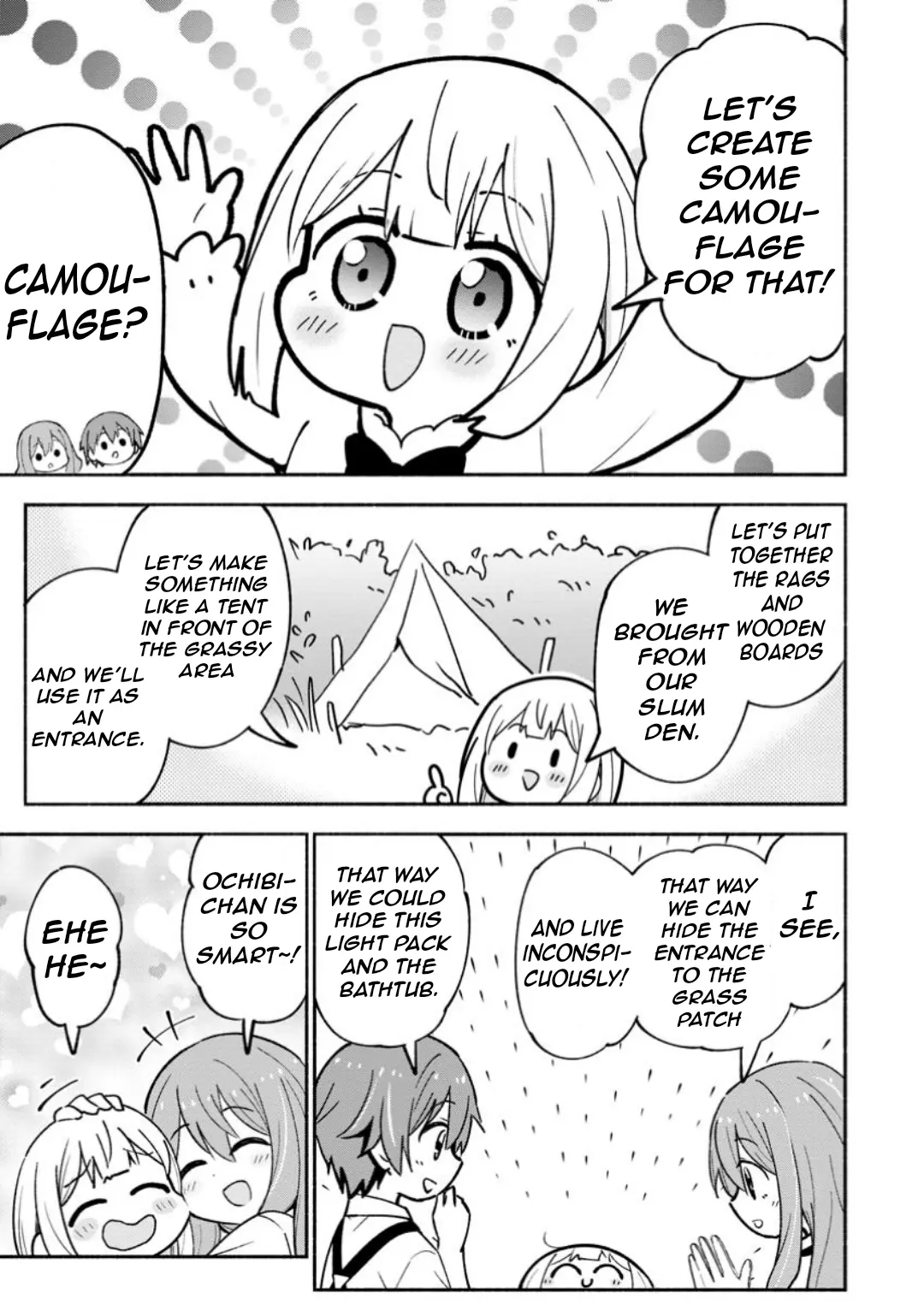 Isekai No Ochibi-Chan Wa Kyou Mo Nanika Wo Tsukuri Dasu - Vol.1 Chapter 5: New Home And First Meal Out