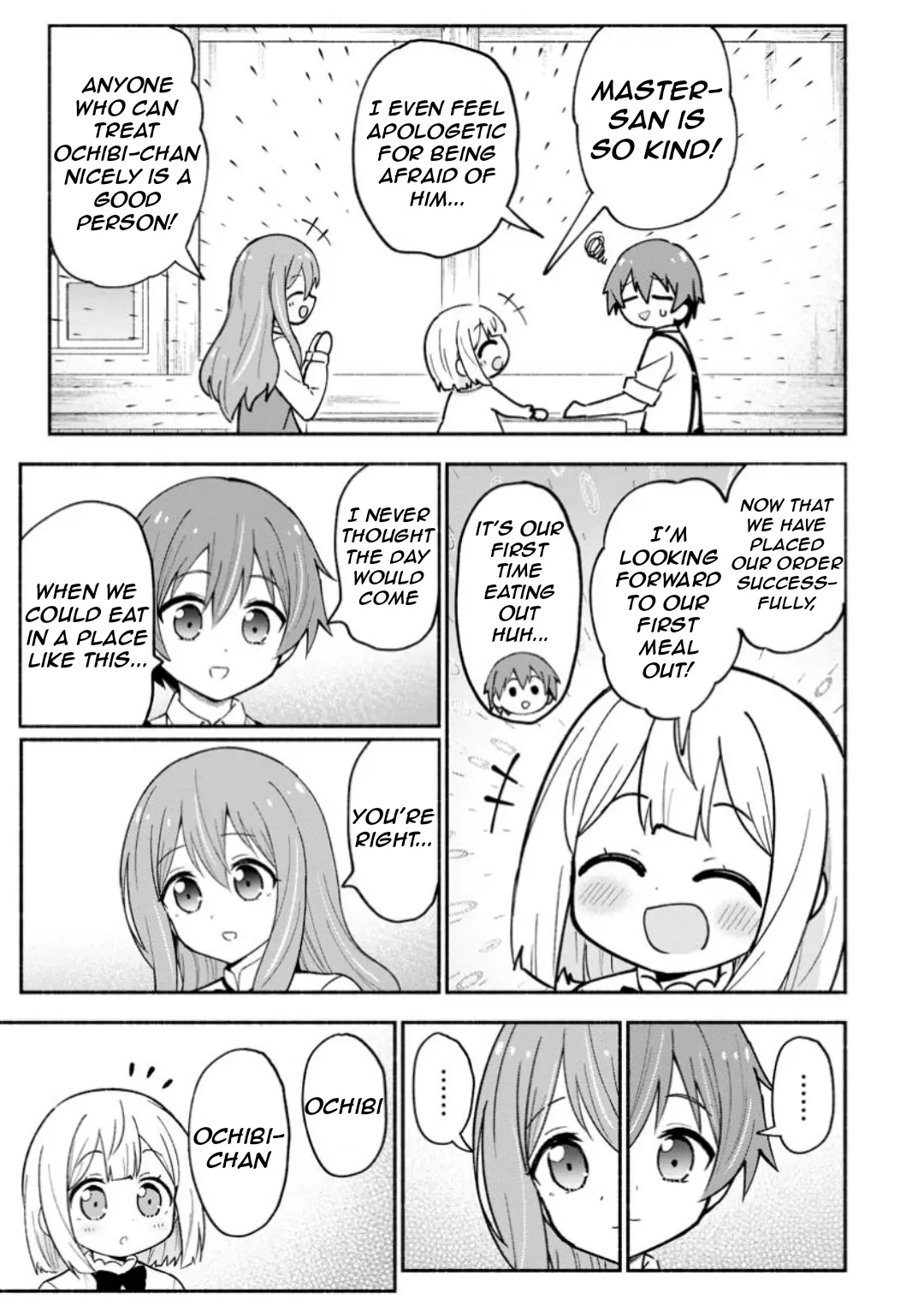 Isekai No Ochibi-Chan Wa Kyou Mo Nanika Wo Tsukuri Dasu - Vol.1 Chapter 5: New Home And First Meal Out