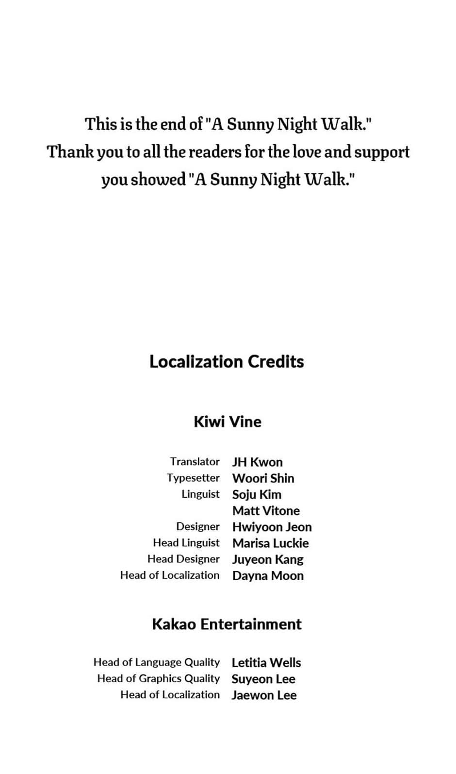 A Sunny Night Walk - Chapter 81