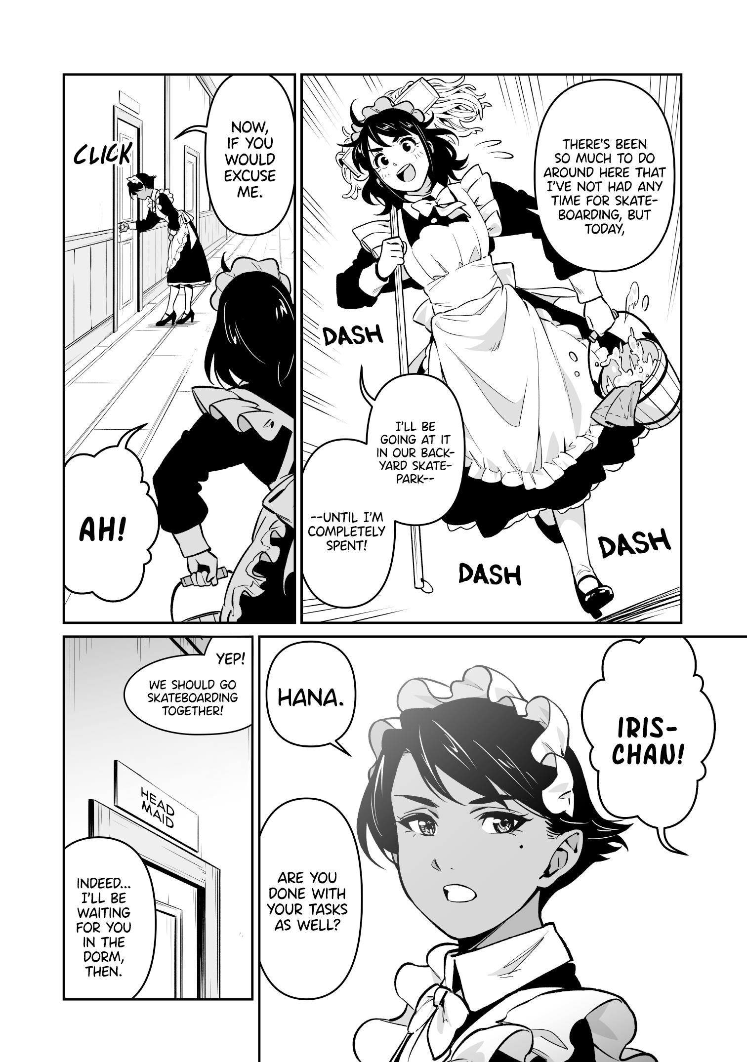 Maid Skater - Chapter 2: Maids Visit The Skateboard Shop