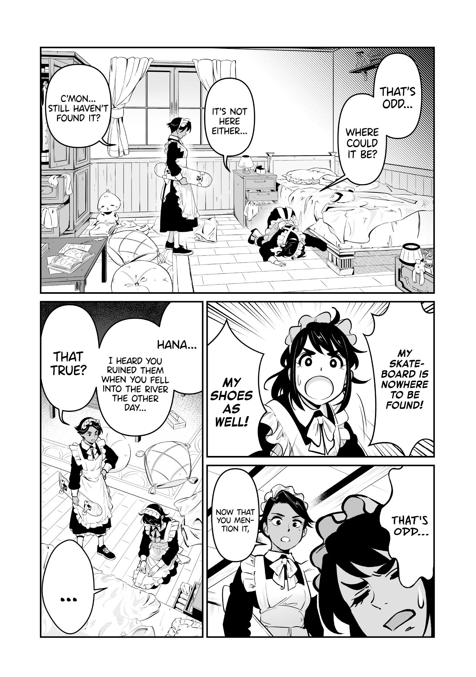 Maid Skater - Chapter 2: Maids Visit The Skateboard Shop