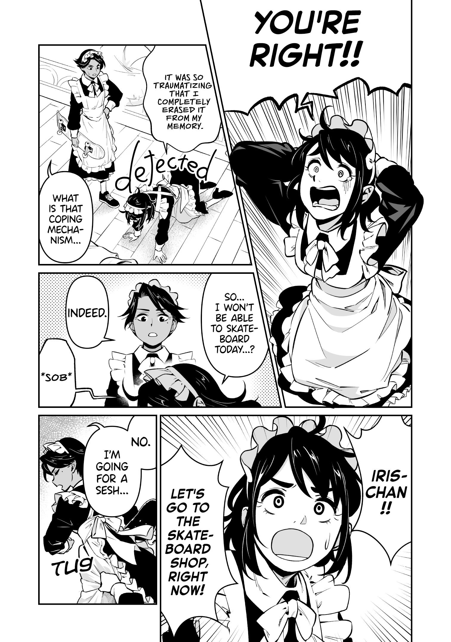 Maid Skater - Chapter 2: Maids Visit The Skateboard Shop