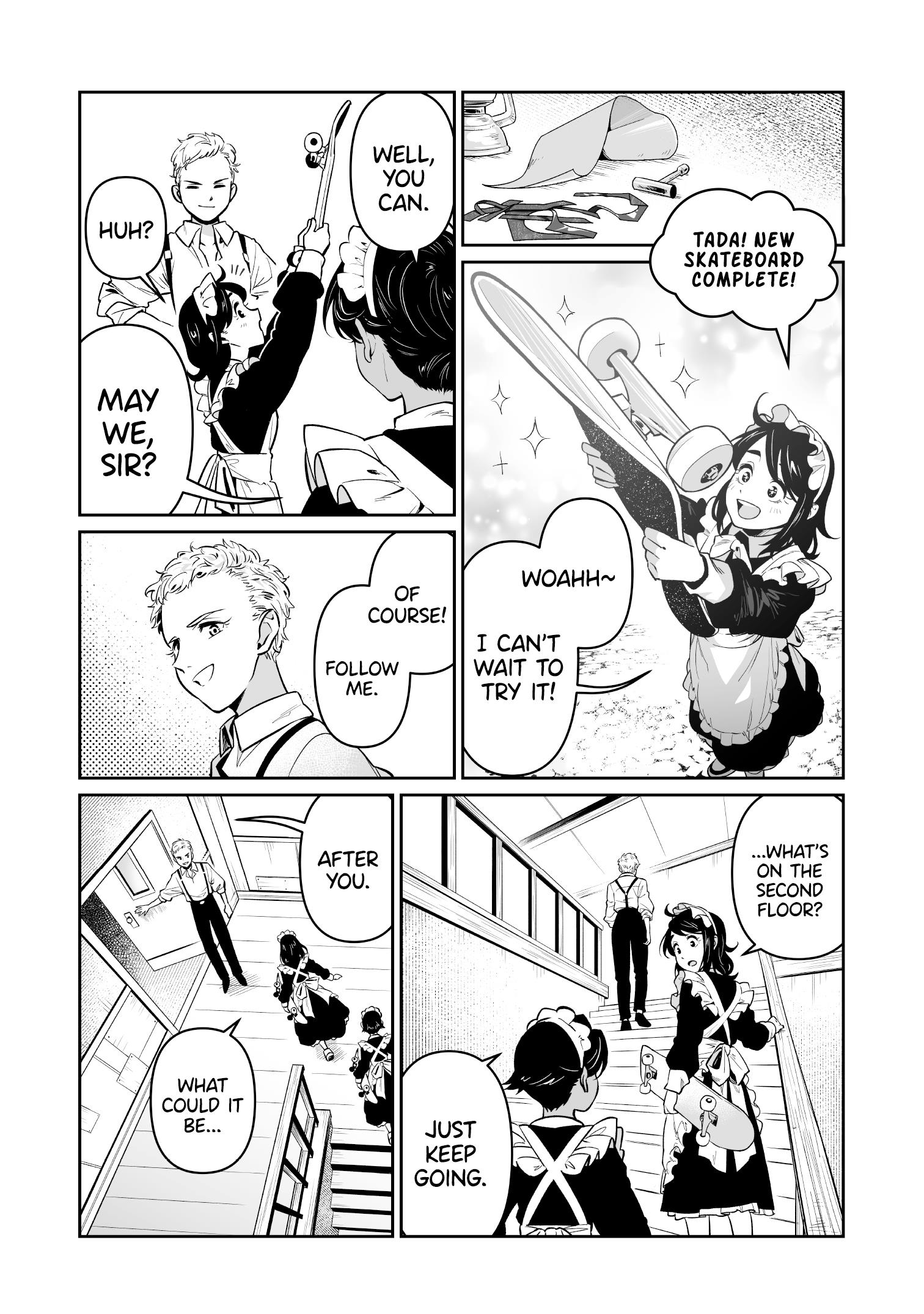 Maid Skater - Chapter 2: Maids Visit The Skateboard Shop