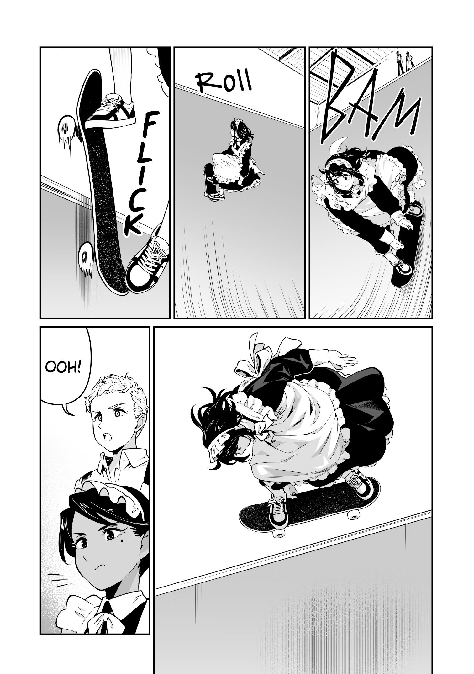 Maid Skater - Chapter 2: Maids Visit The Skateboard Shop