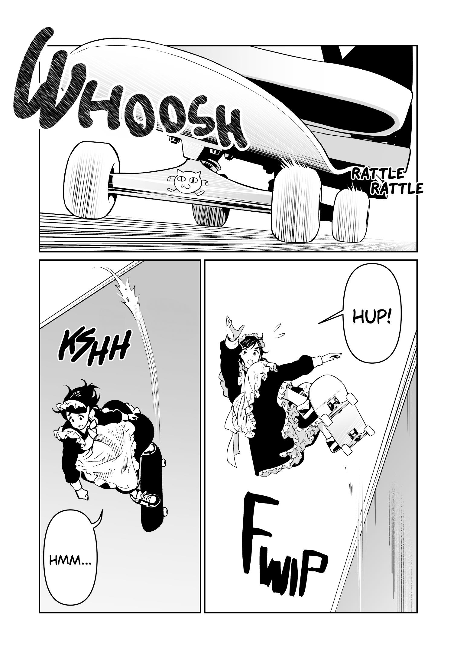 Maid Skater - Chapter 2: Maids Visit The Skateboard Shop