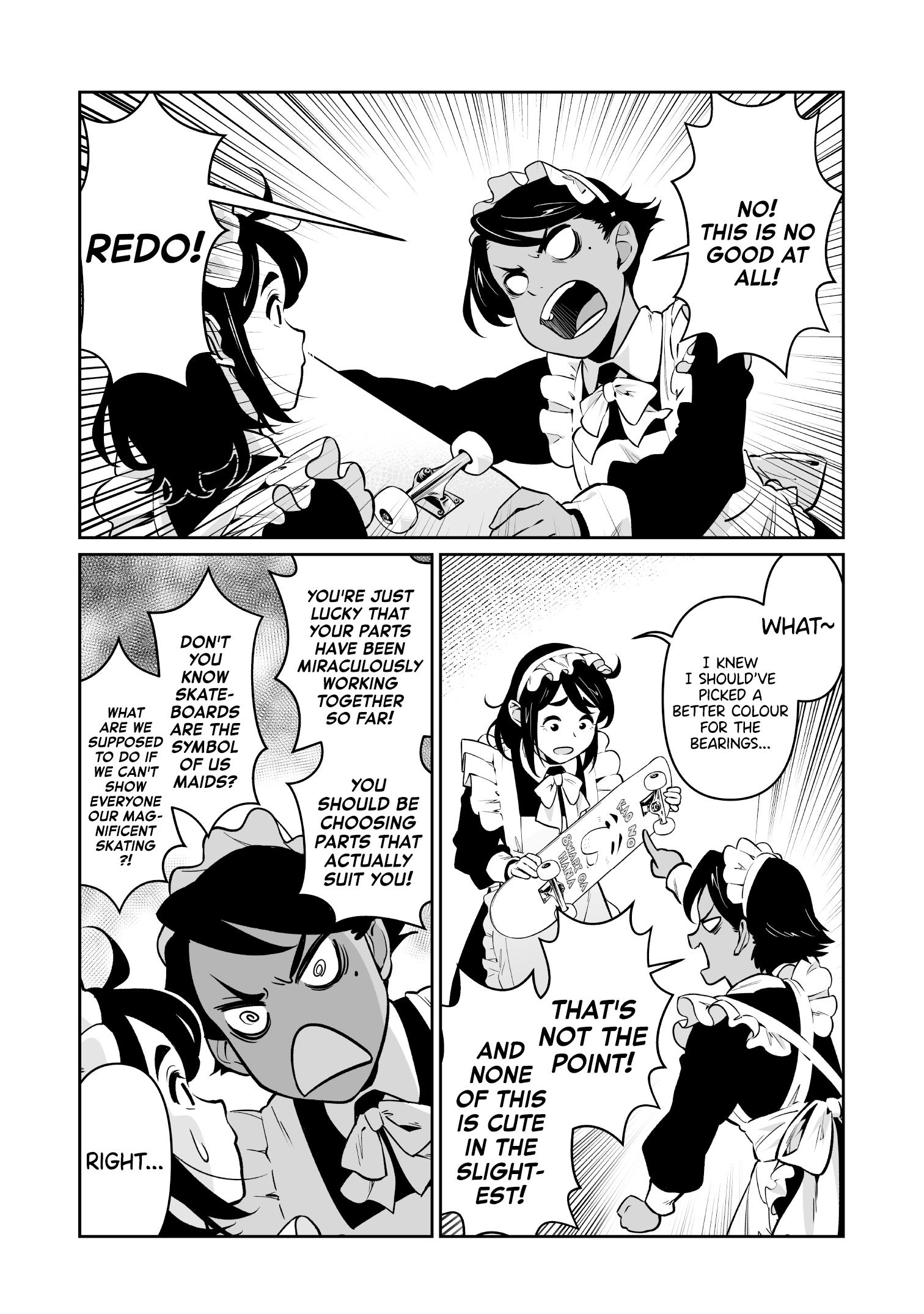 Maid Skater - Chapter 2: Maids Visit The Skateboard Shop