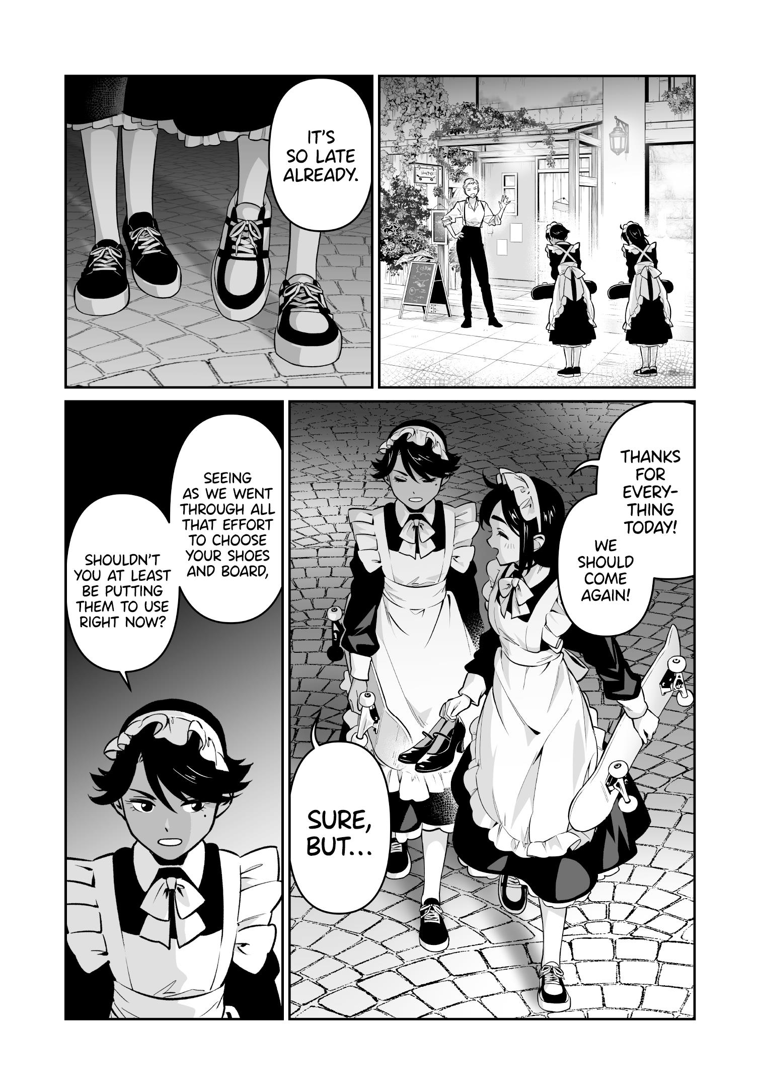 Maid Skater - Chapter 2: Maids Visit The Skateboard Shop