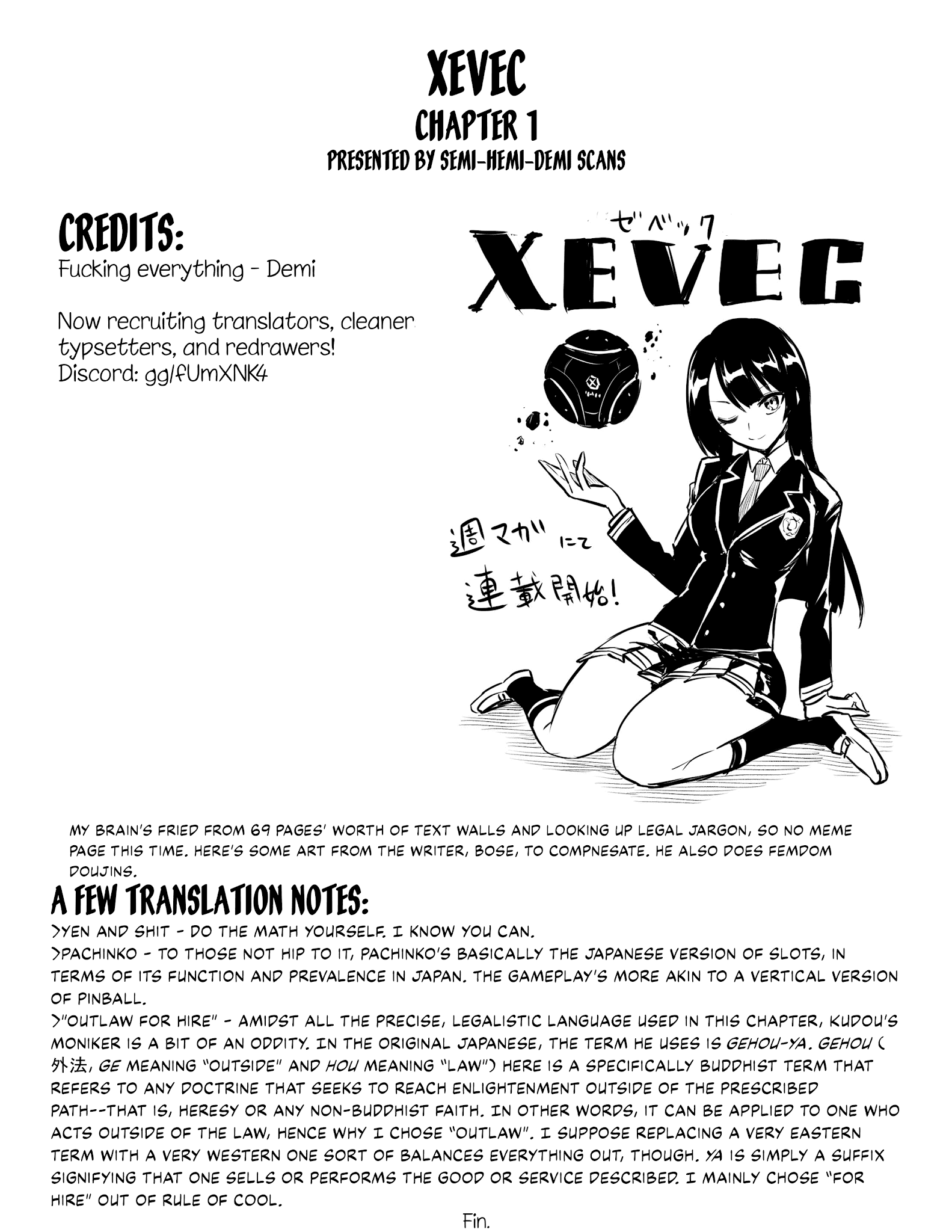 Xevec - Chapter 1.2: Absolute Law City (Part 2)