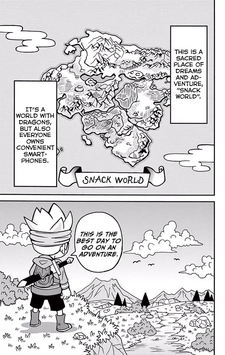 The Snack World (Corocoro) - Vol.1 Chapter 1: An Adventure With Exciting Weapons And Hilarious Friends!!