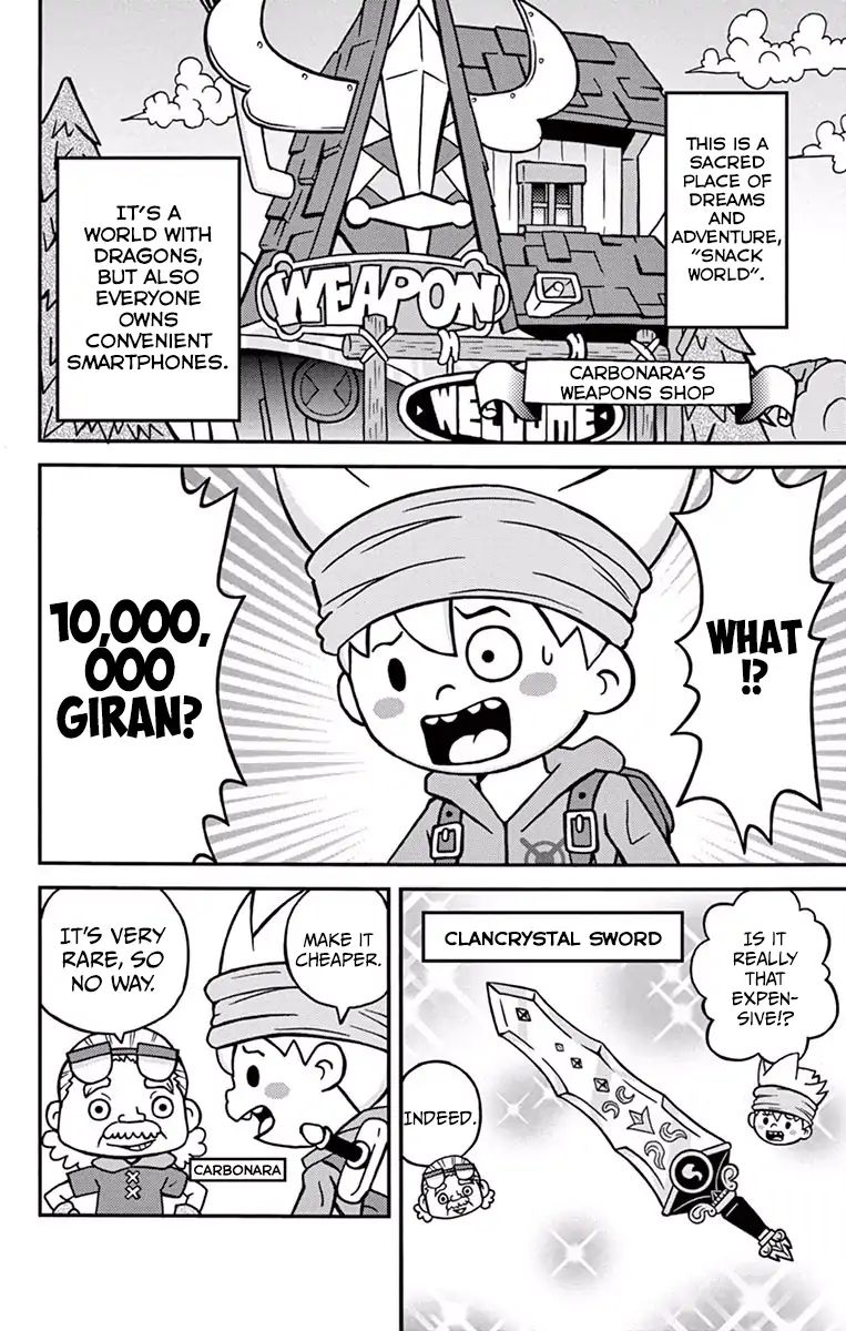 The Snack World (Corocoro) - Vol.1 Chapter 3: Gobusan Is Also Getting Bigger Exponentially!?