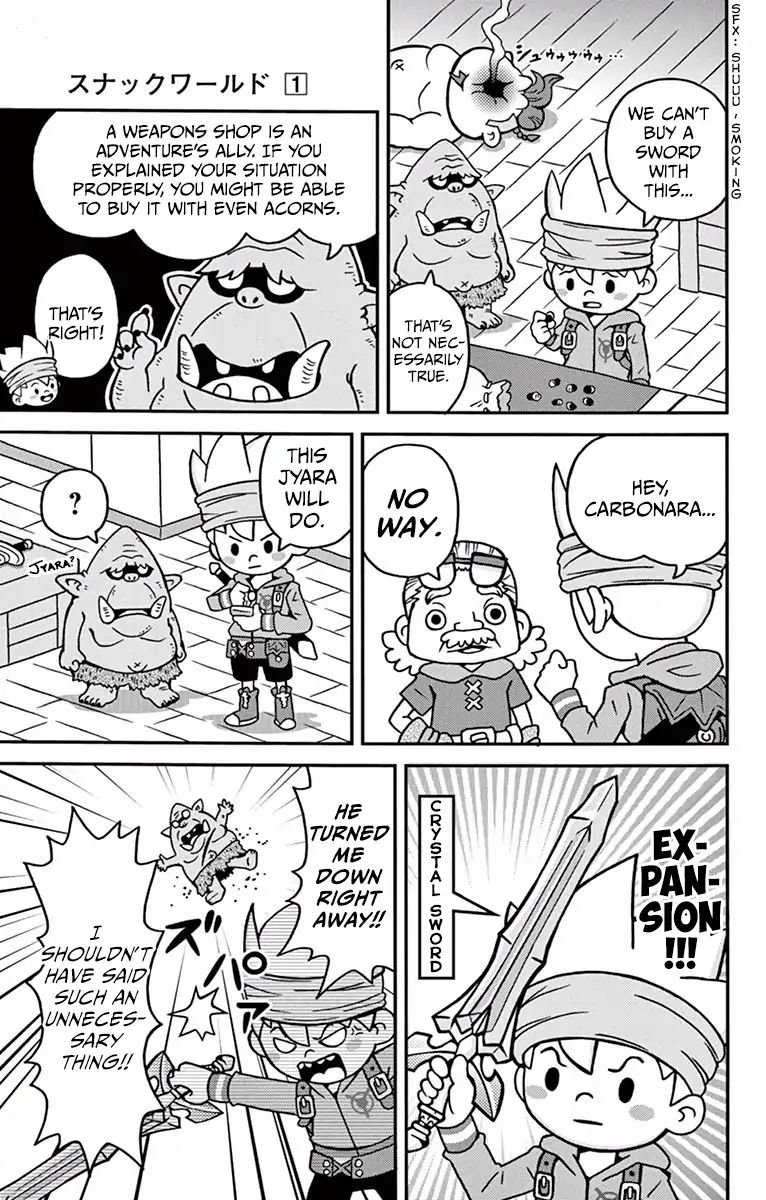 The Snack World (Corocoro) - Vol.1 Chapter 3: Gobusan Is Also Getting Bigger Exponentially!?