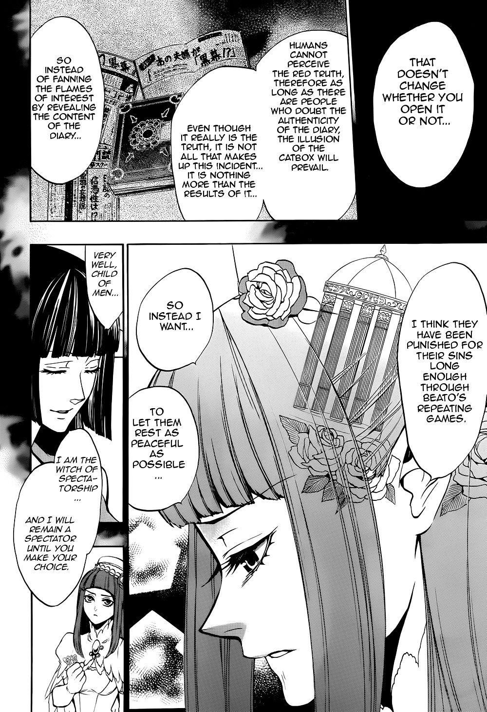 Umineko No Naku Koro Ni Chiru Episode 8: Twilight Of The Golden Witch - Vol.7 Chapter 34 : Ange S Choice