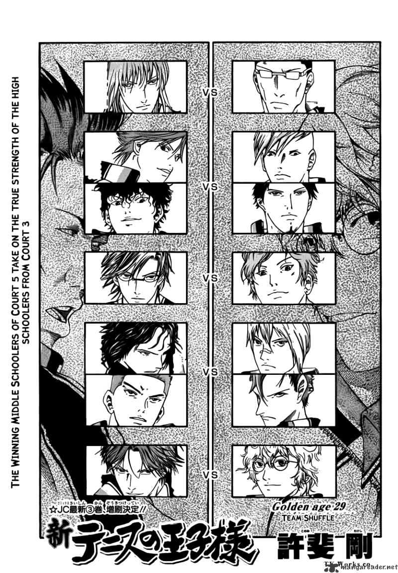 New Prince Of Tennis - Chapter 29 : Team Shuffle