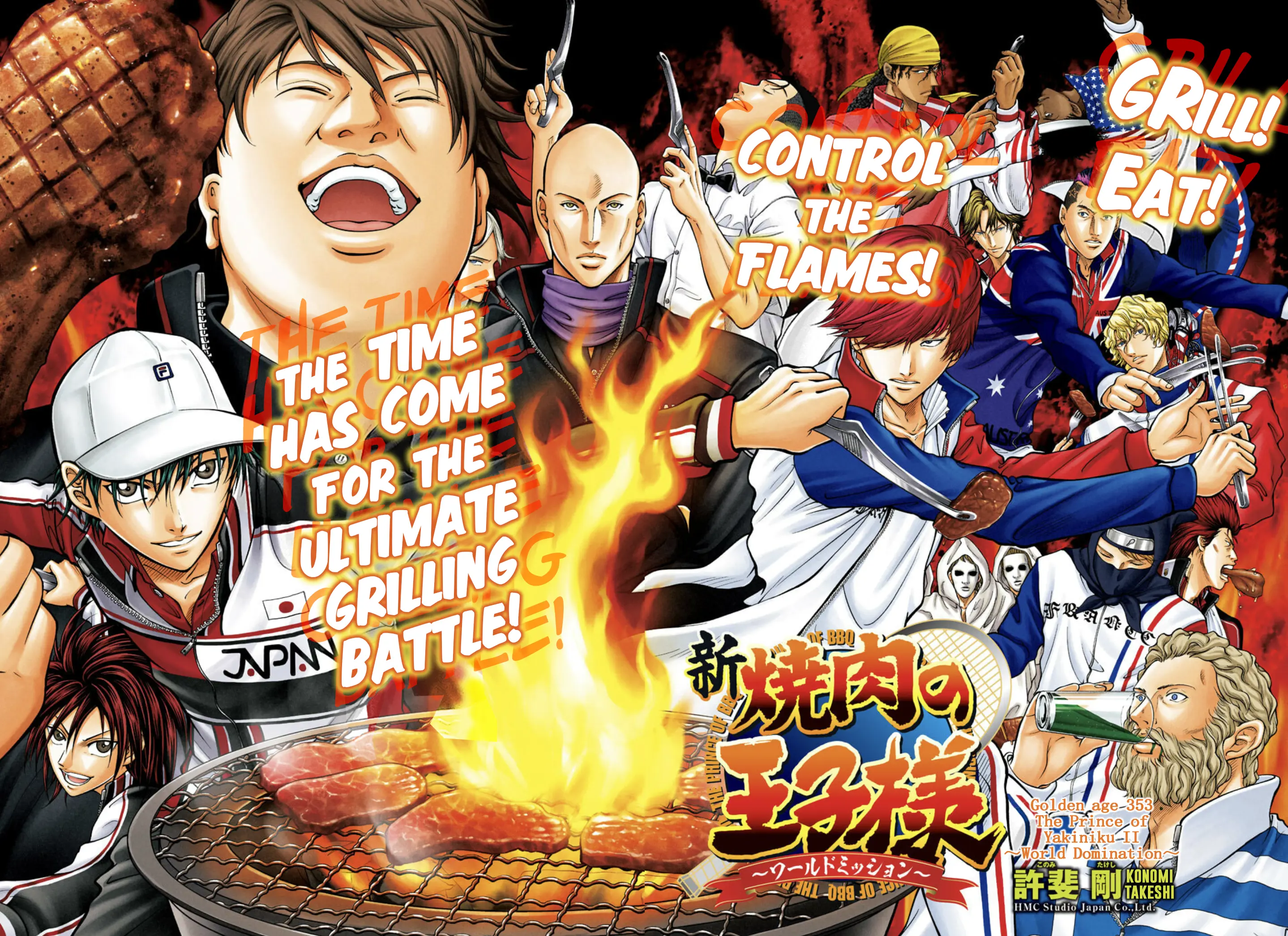 New Prince Of Tennis - Vol.36 Chapter 353: The Prince Of Yakiniku Ii ~ World Domination