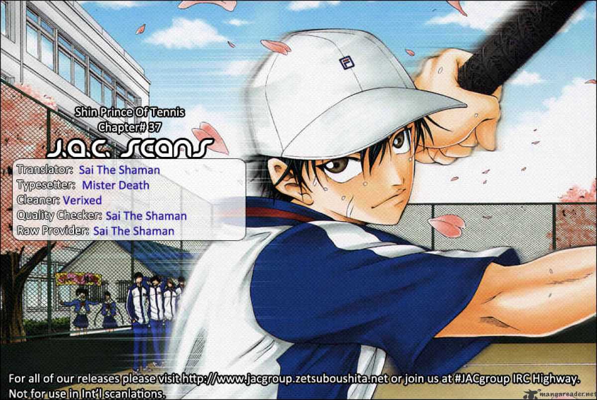 New Prince Of Tennis - Chapter 37 : Farewell Tezuka Kunimitsu