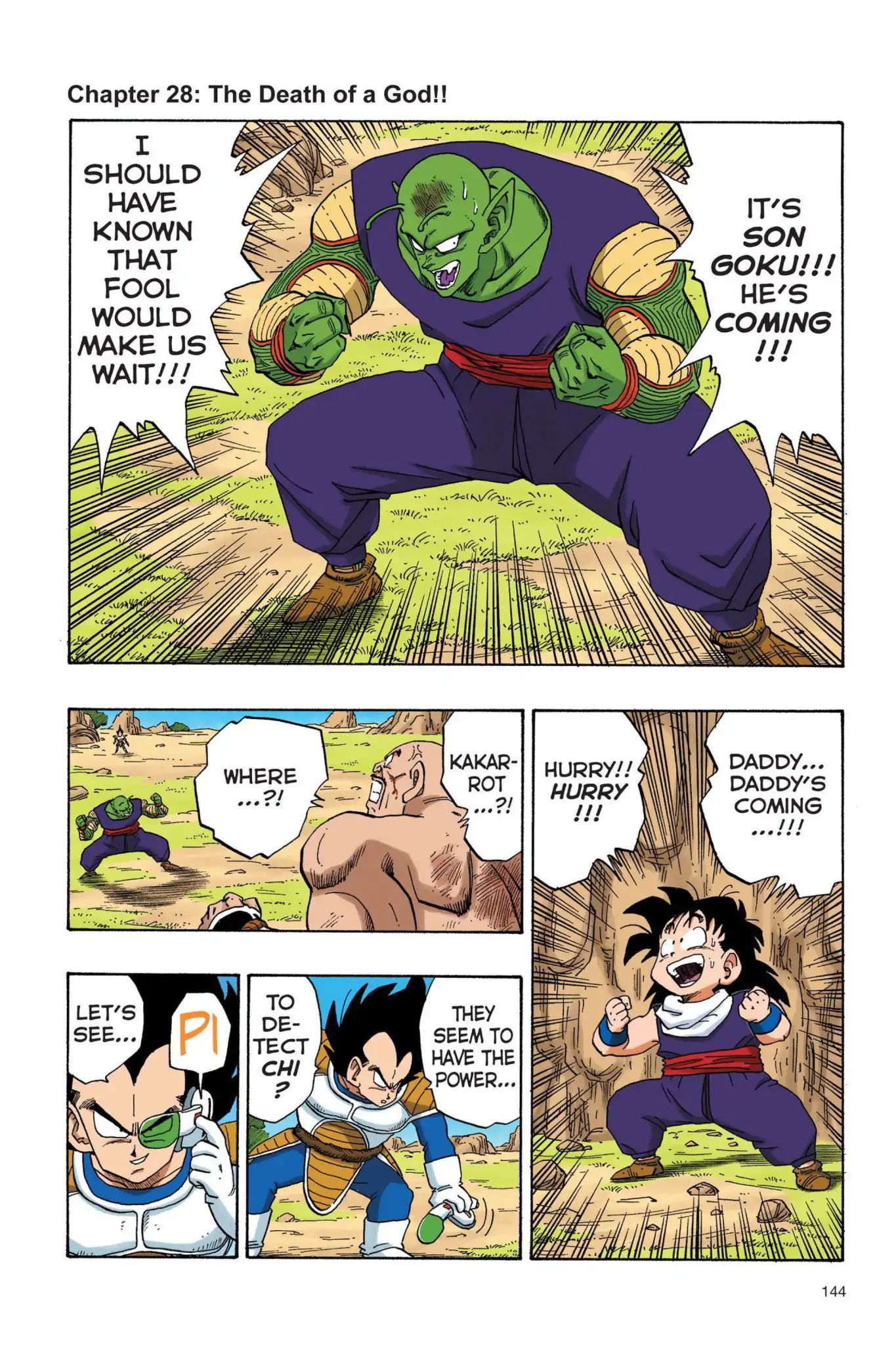 Dragon Ball Full Color Saiyan Arc - Vol.2 Chapter 028: The Death Of A God!!