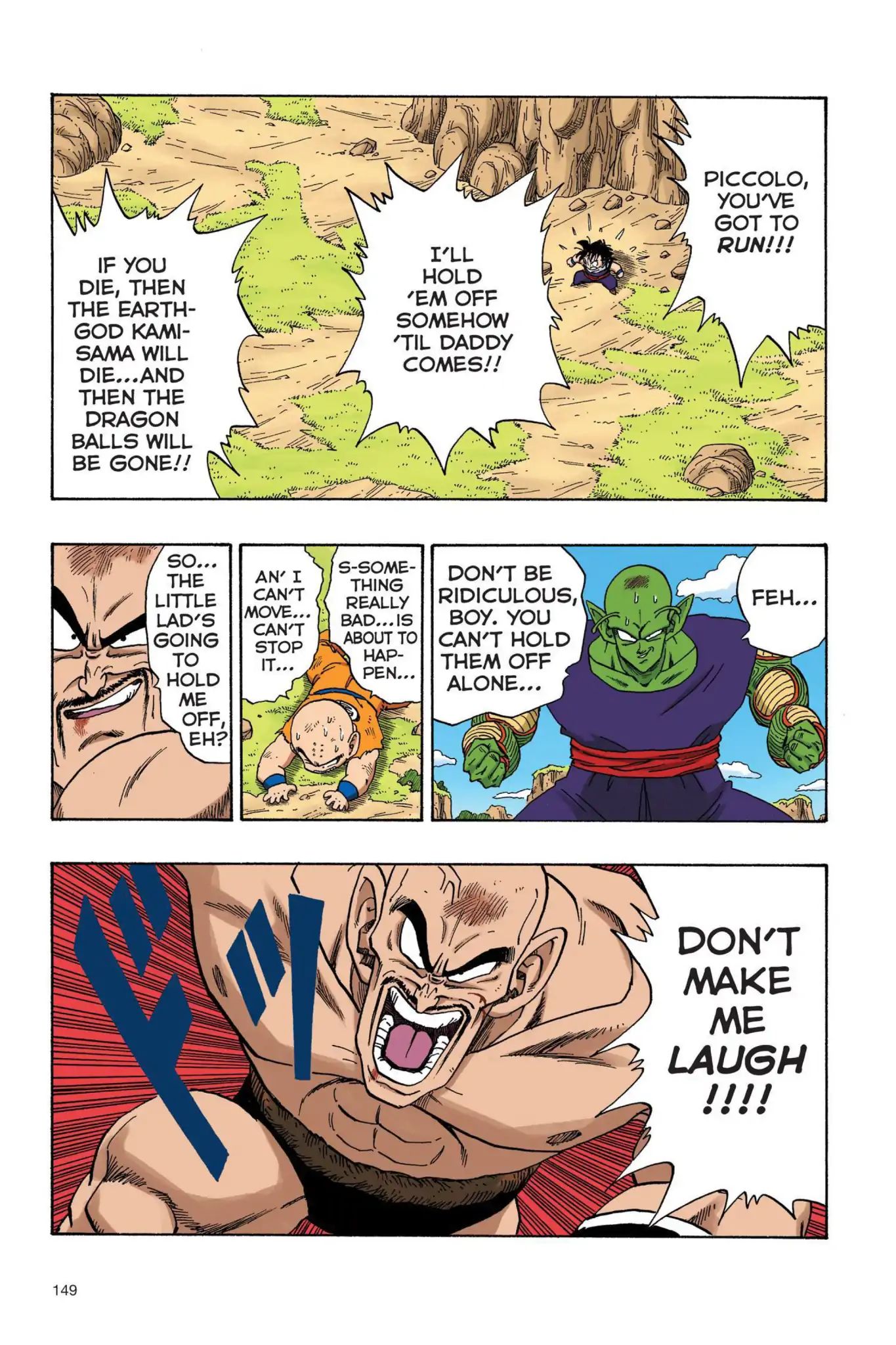 Dragon Ball Full Color Saiyan Arc - Vol.2 Chapter 028: The Death Of A God!!