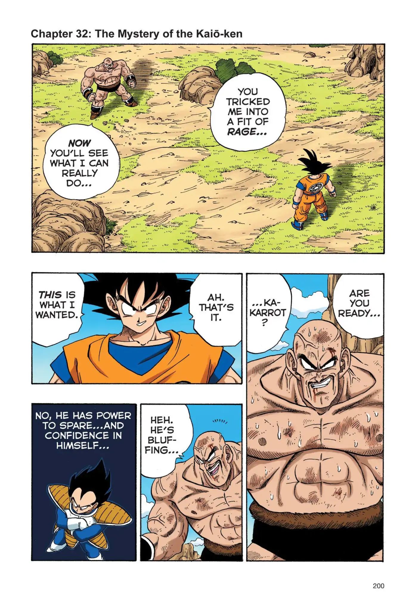 Dragon Ball Full Color Saiyan Arc - Vol.2 Chapter 032: The Mystery Of The Kaio-Ken