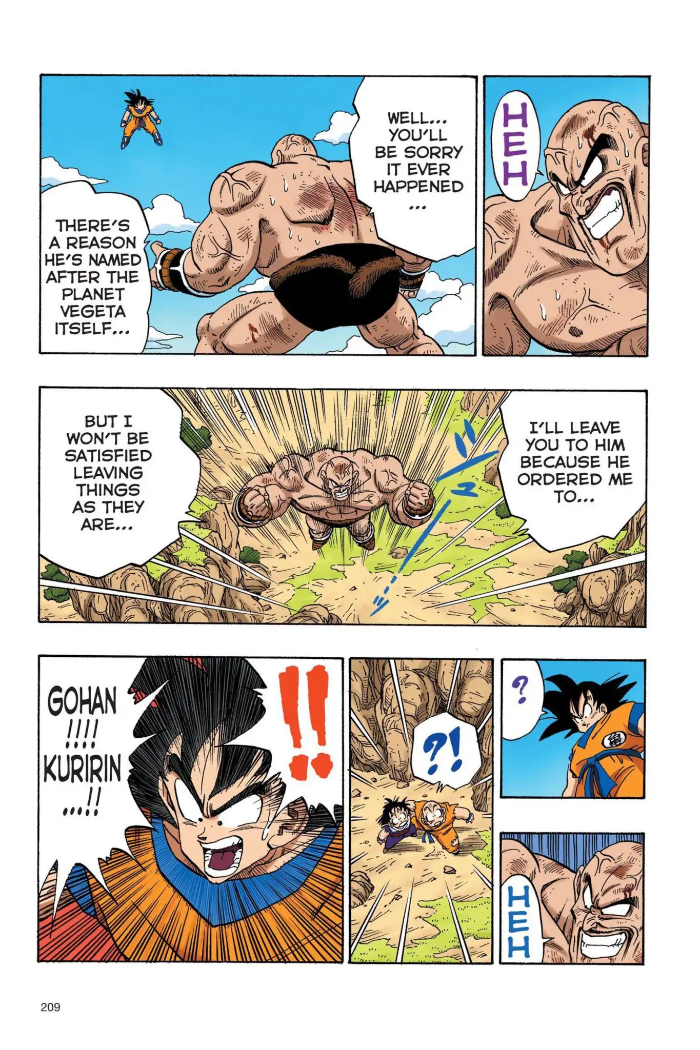 Dragon Ball Full Color Saiyan Arc - Vol.2 Chapter 032: The Mystery Of The Kaio-Ken