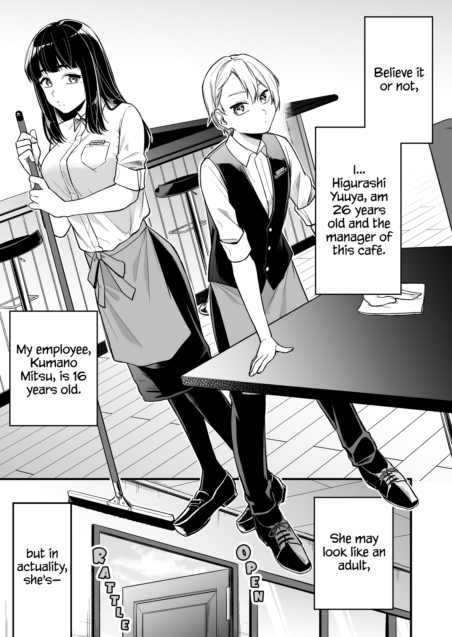 The Manager And The Oblivious Waitress - Chapter 2: The Two Of Them Are Oblivious