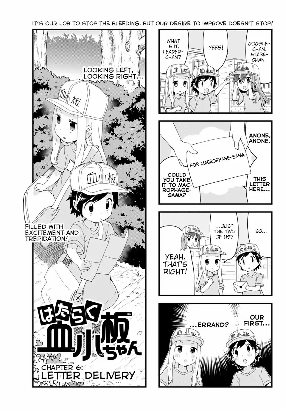 Platelets At Work - Chapter 6: Letter Delivery