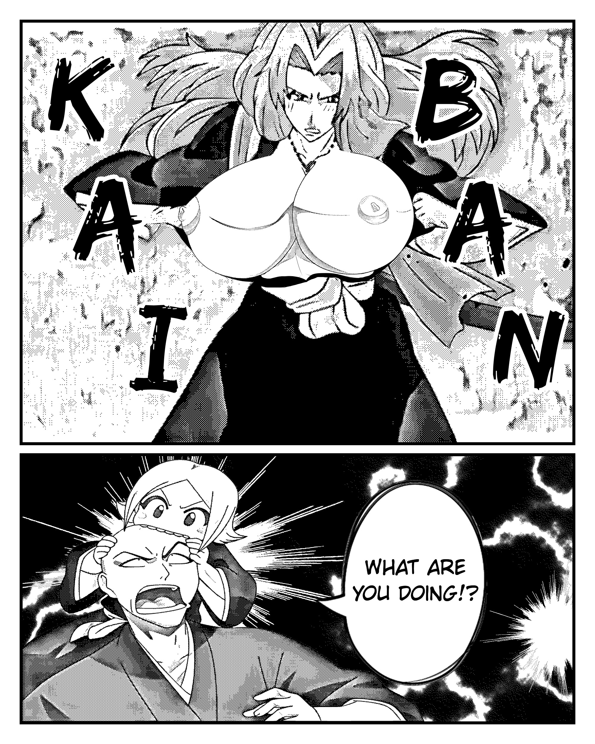 Collection Of Parodies From Xdomitorix - Vol.1 Chapter 1: A Parody Of Rangiku Matsumoto And Ikkaku Madarame (From Anime Bleach)