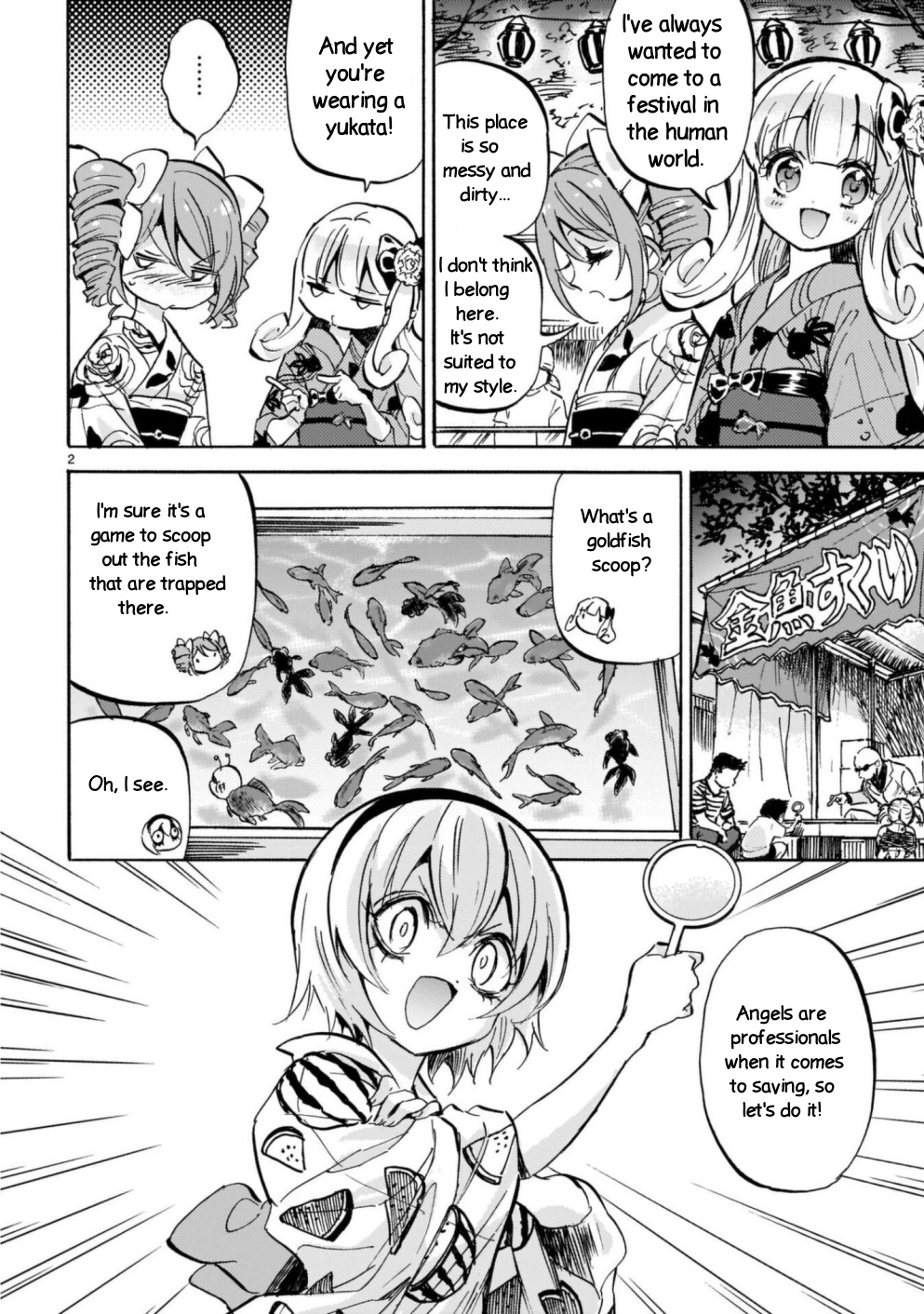 Jashin-Chan Dropkick - Vol.18 Chapter 201: Fireworks Of Laughter (Angel Edition)