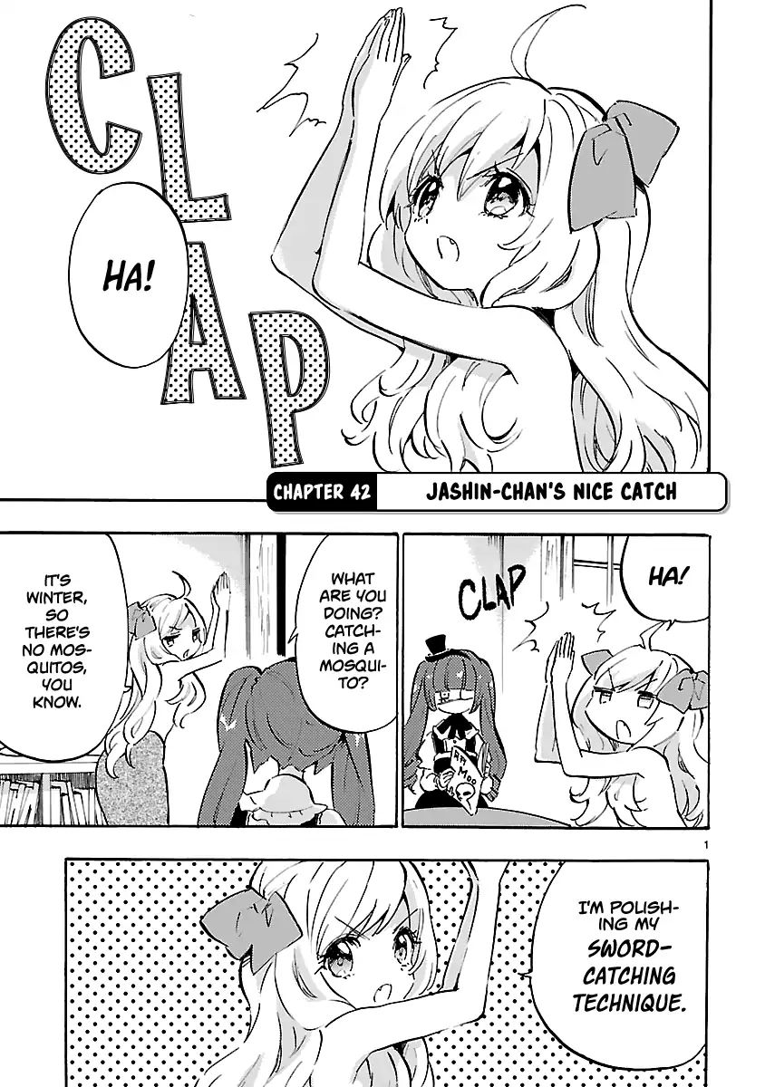 Jashin-Chan Dropkick - Vol.4 Chapter 42: Jashin-Chan S Nice Catch