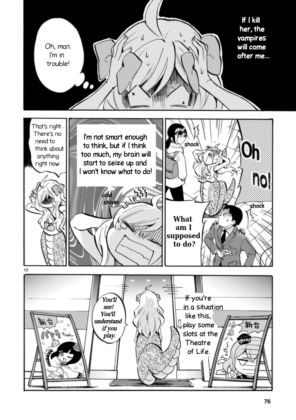 Jashin-Chan Dropkick - Vol.17 Chapter 192: Powa Powa Strawberry Flambe