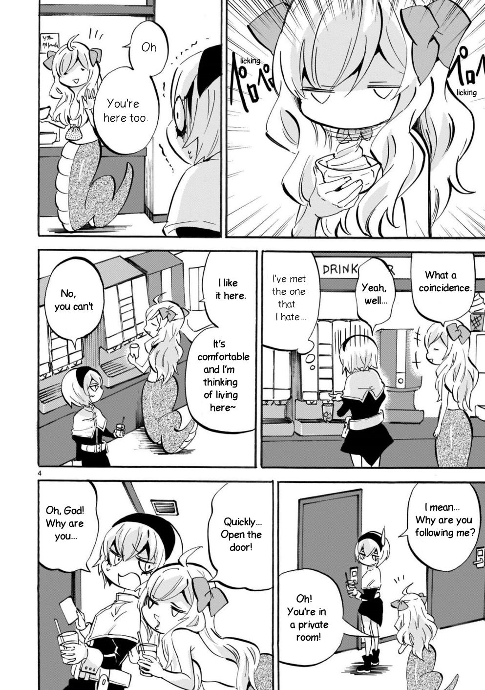 Jashin-Chan Dropkick - Vol.14 Chapter 163: Comfortable Net Cafe Life