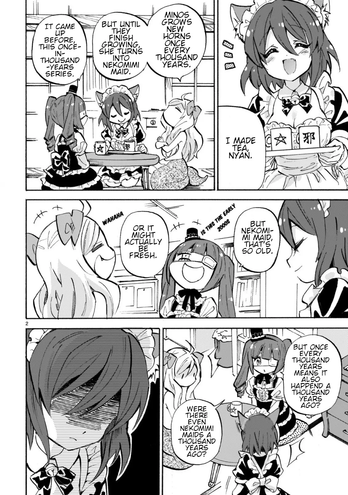 Jashin-Chan Dropkick - Chapter 262: Nekomimi Maid Day