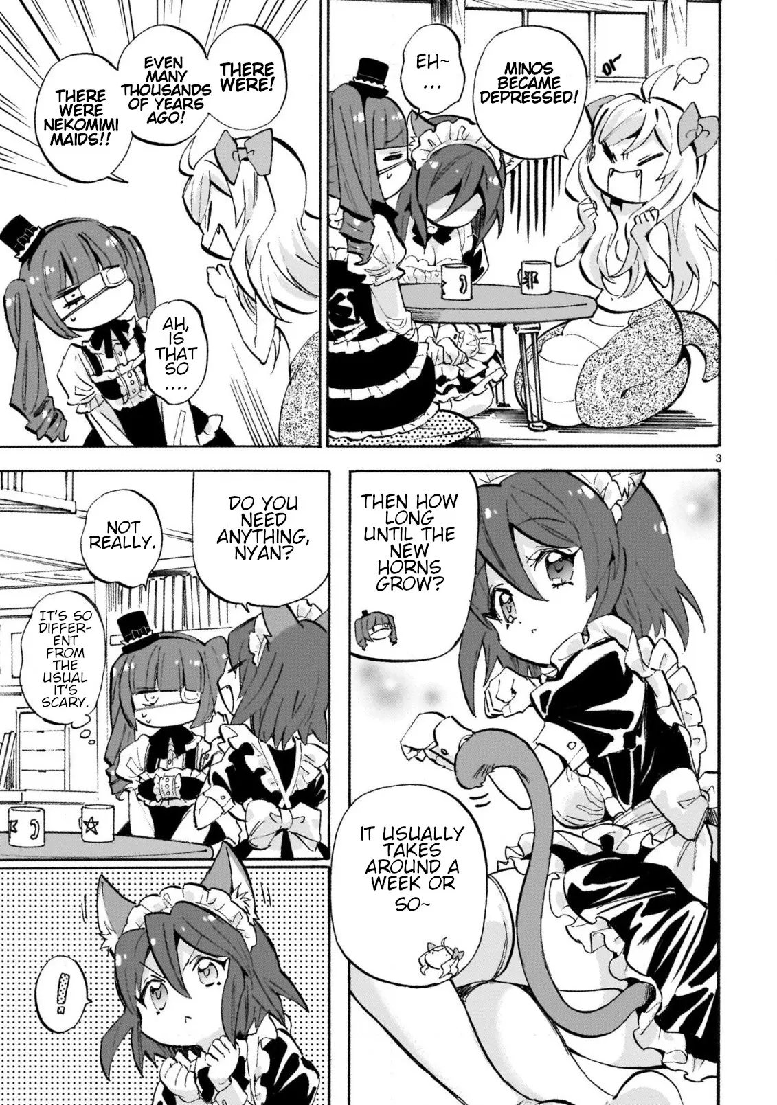 Jashin-Chan Dropkick - Chapter 262: Nekomimi Maid Day