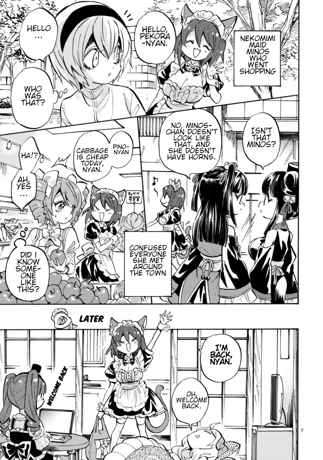 Jashin-Chan Dropkick - Chapter 262: Nekomimi Maid Day