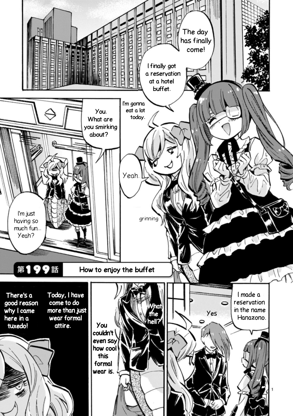 Jashin-Chan Dropkick - Vol.18 Chapter 199: How To Enjoy The Buffet