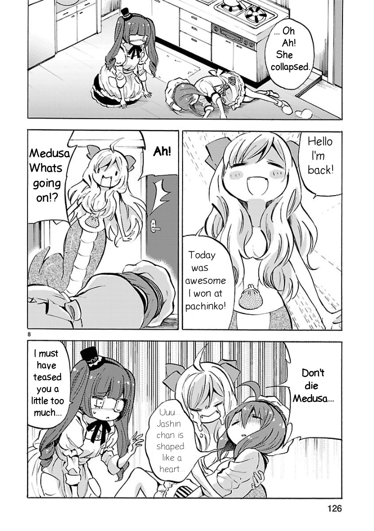 Jashin-Chan Dropkick - Vol.10 Chapter 119: Jashin Chan Hamburger