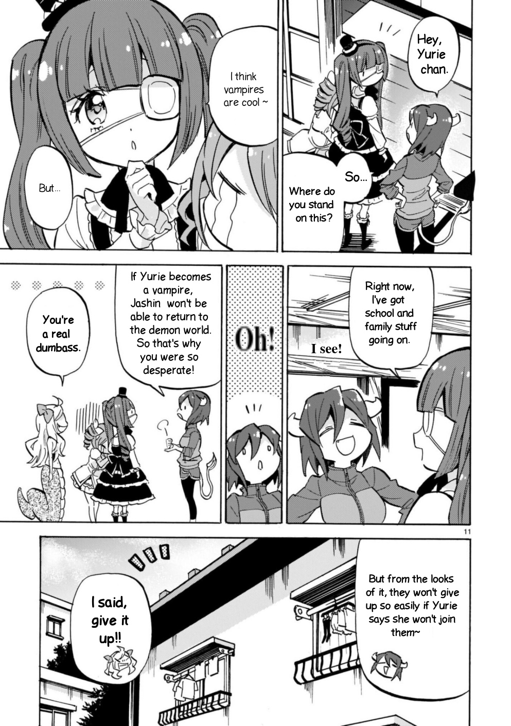 Jashin-Chan Dropkick - Vol.18 Chapter 198: I'm Not Giving Up.