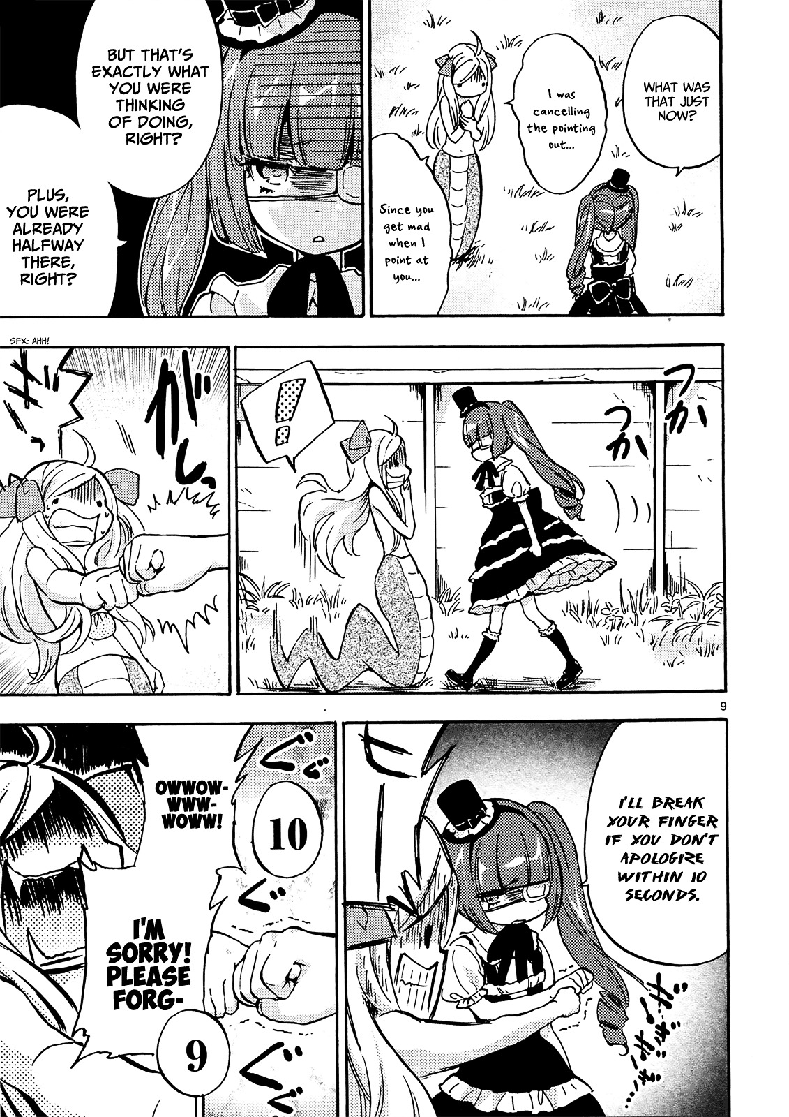 Jashin-Chan Dropkick - Vol.3 Chapter 31 : Taking Bate On A Walk