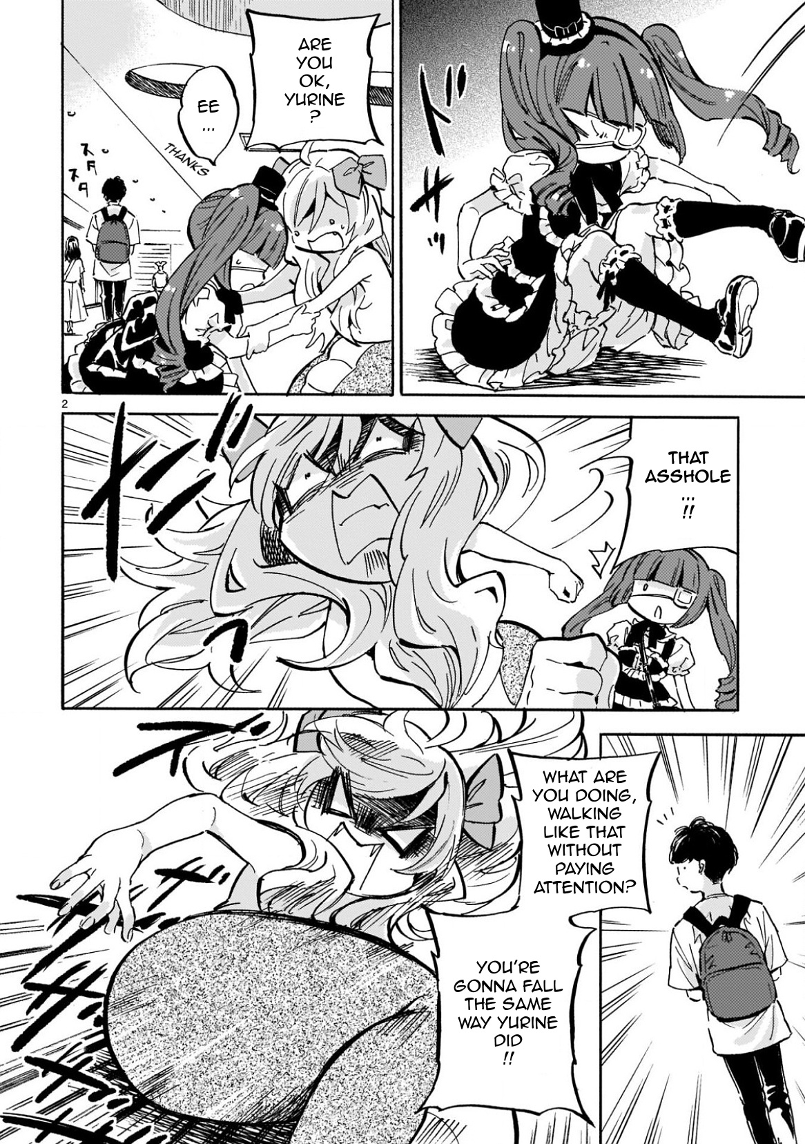 Jashin-Chan Dropkick - Chapter 224: Smartphone Walking Is Dangerous.