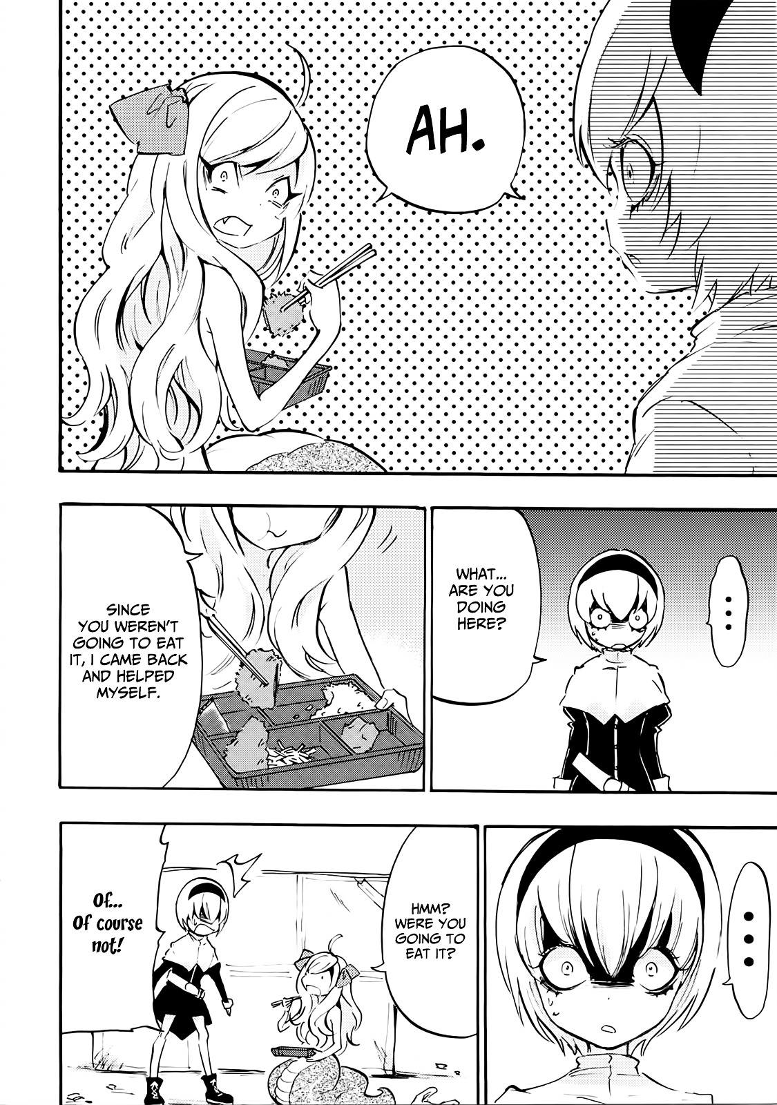 Jashin-Chan Dropkick - Vol.3 Chapter 30 : I Want Fried Chicken