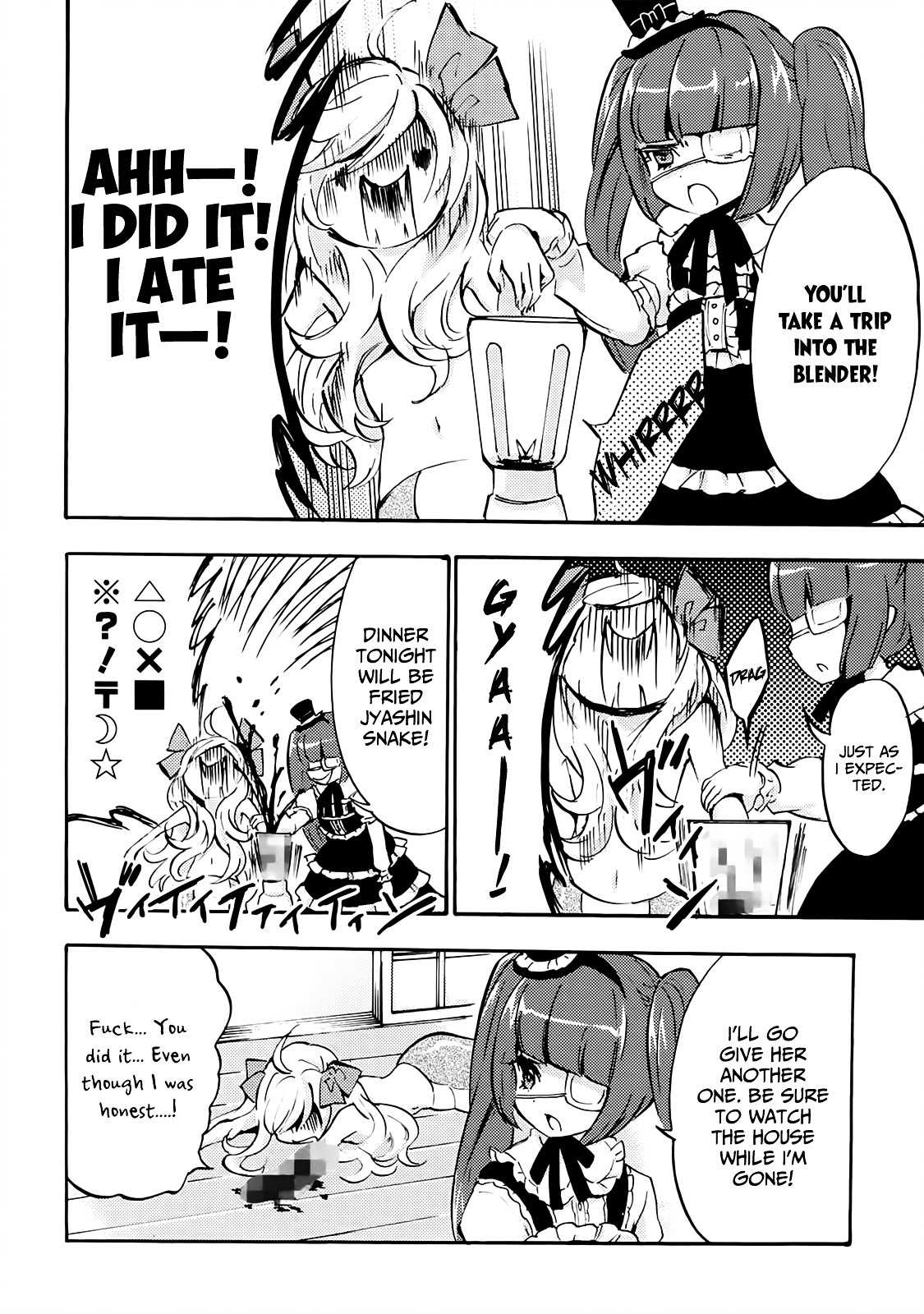 Jashin-Chan Dropkick - Vol.3 Chapter 30 : I Want Fried Chicken