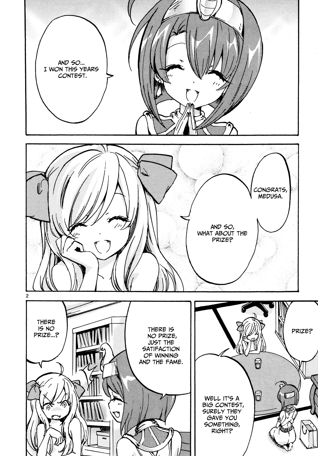 Jashin-Chan Dropkick - Vol.2 Chapter 22 : Jyashin-Chan Level Down