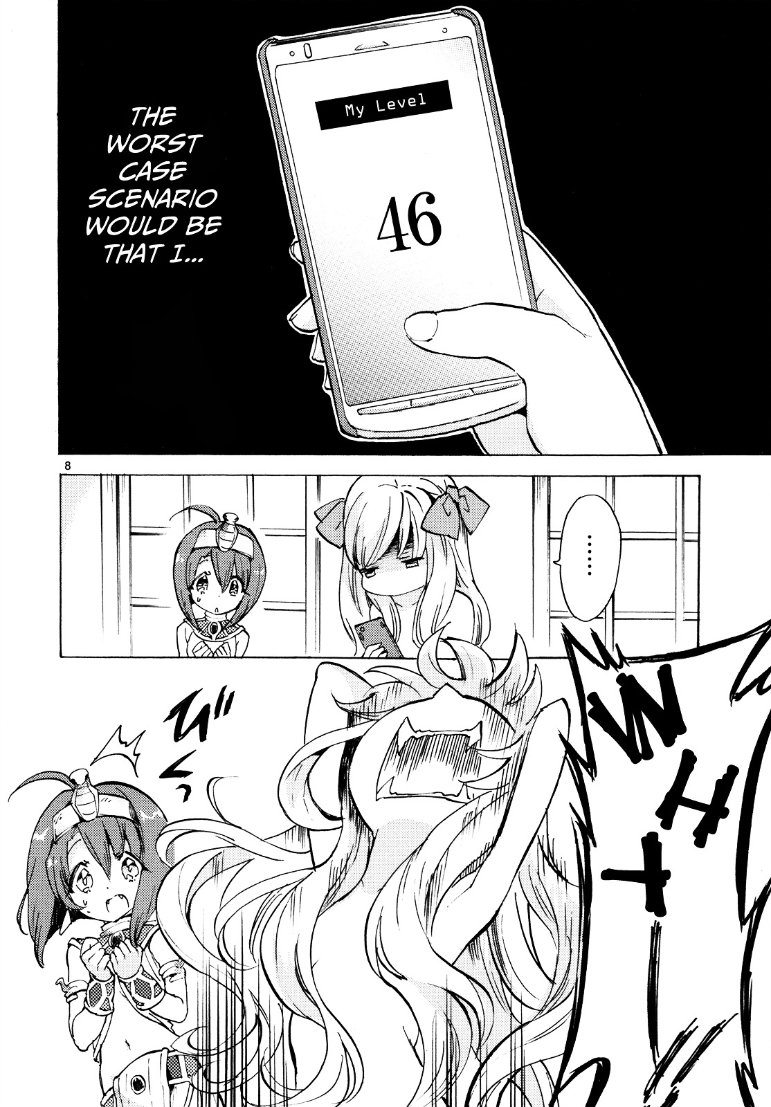 Jashin-Chan Dropkick - Vol.2 Chapter 22 : Jyashin-Chan Level Down