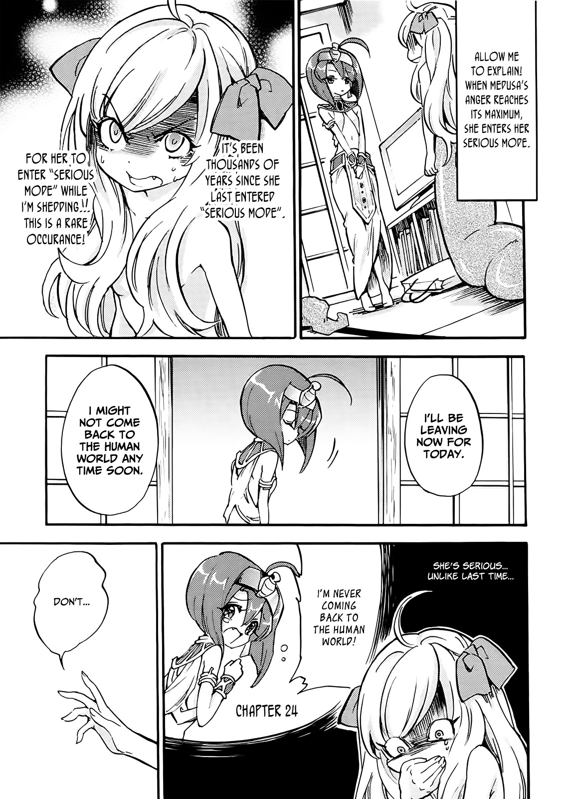 Jashin-Chan Dropkick - Vol.3 Chapter 29 : Medusa-Chan Is Serious