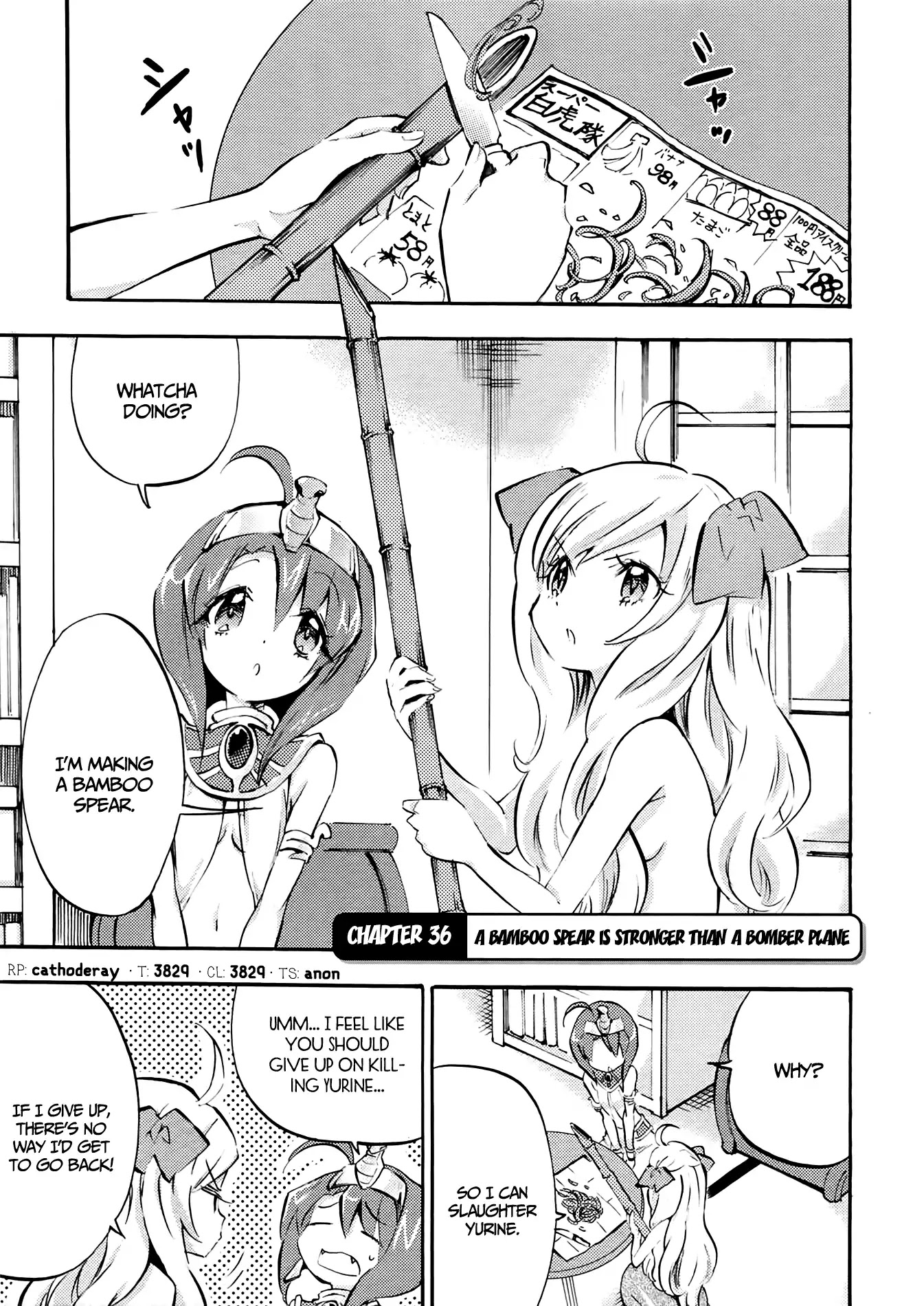 Jashin-Chan Dropkick - Chapter 36: A Bamboo Spear Is Stronger Than A Bamboo Plane