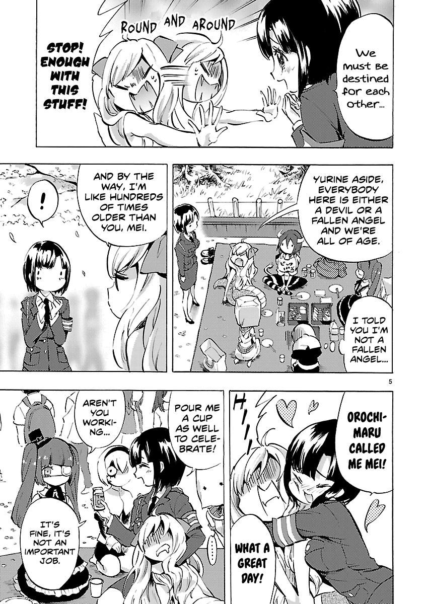 Jashin-Chan Dropkick - Vol.6 Chapter 69: Flowers And Outsider