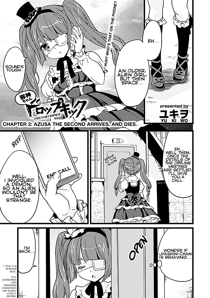 Jashin-Chan Dropkick - Chapter 2 : Azusa The Second Arrives, And Dies.