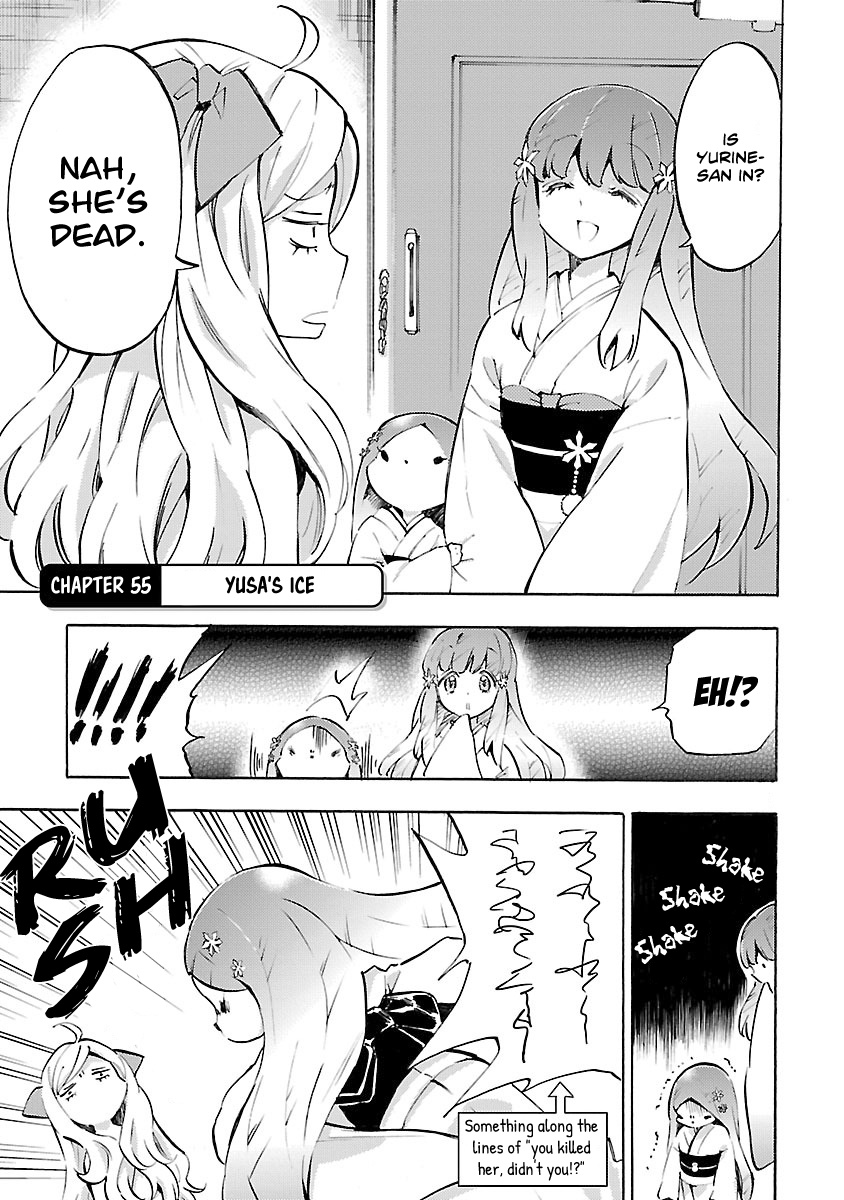 Jashin-Chan Dropkick - Vol.5 Chapter 55: Yusa S Ice